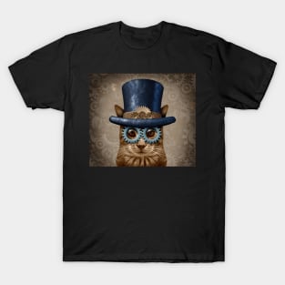 Steam Punk Vintage Cat T-Shirt